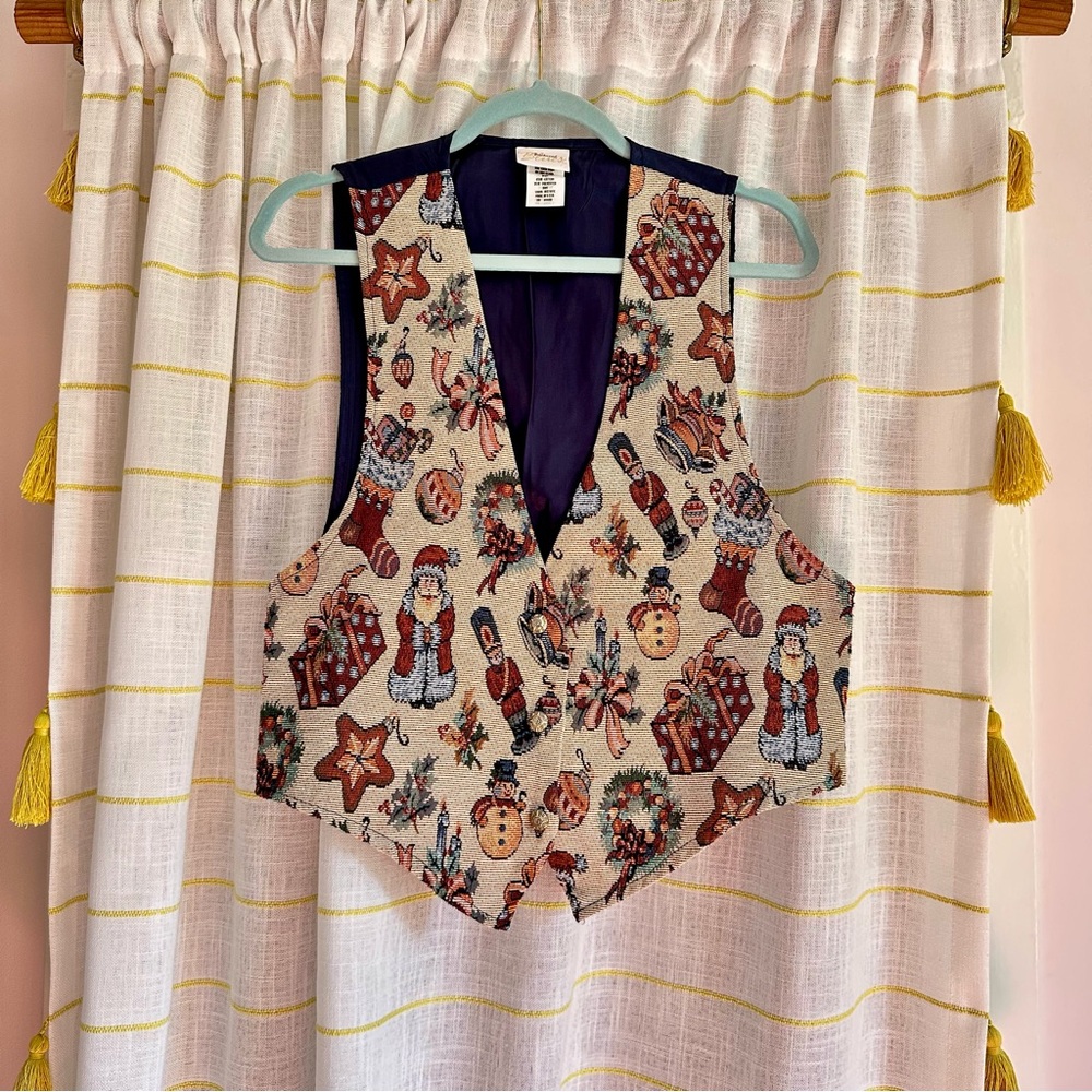 Vintage Christmas Vest